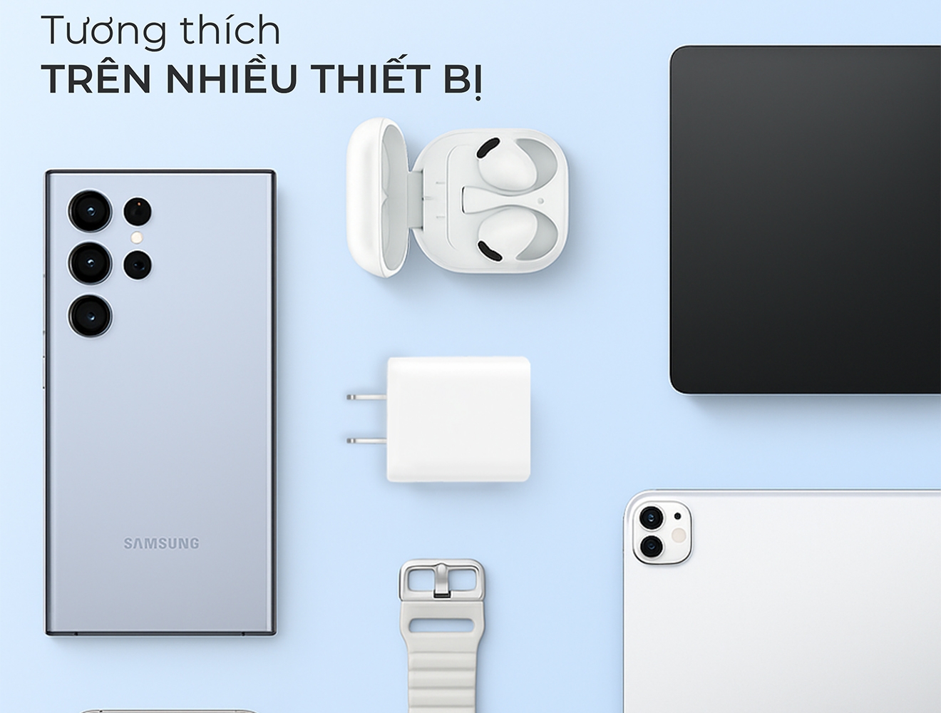 Củ sạc nhanh trắng