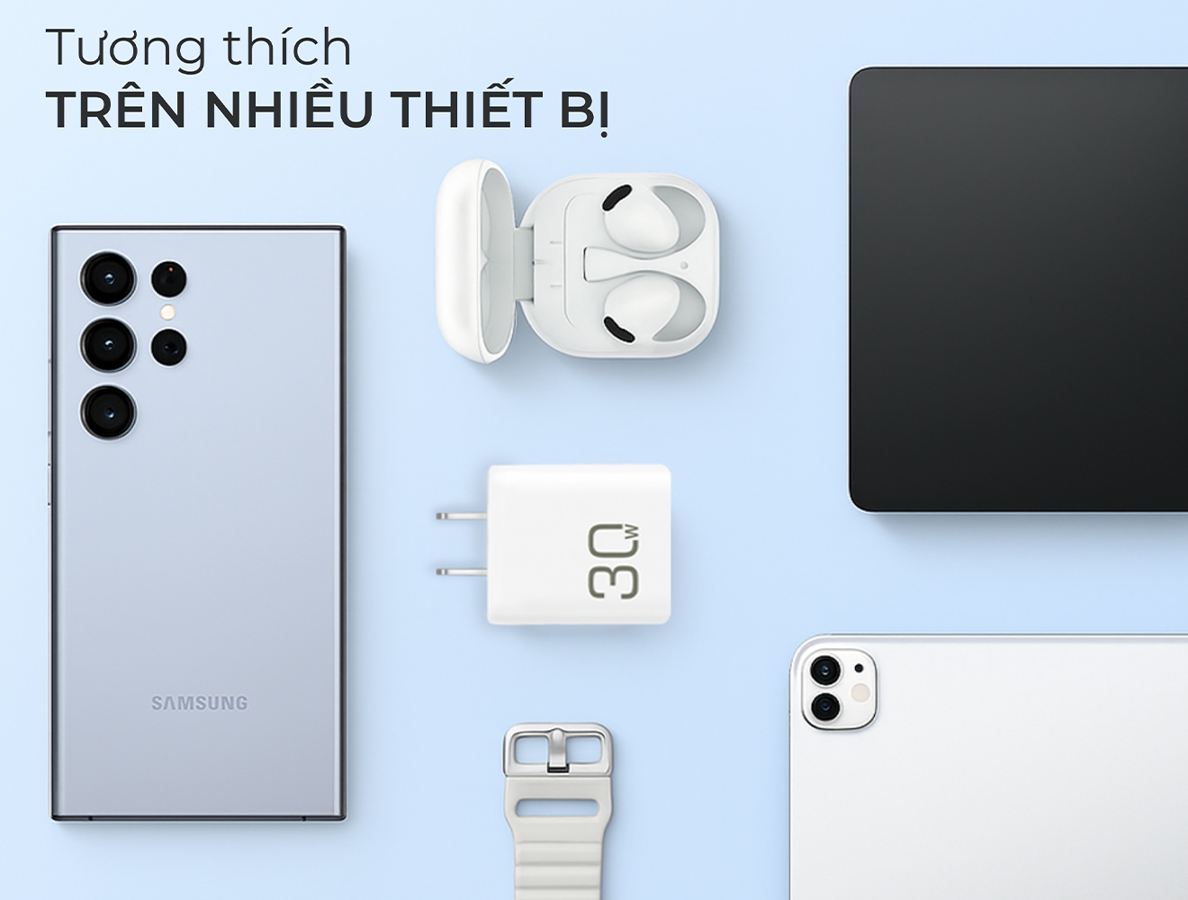 Củ sạc nhanh trắng