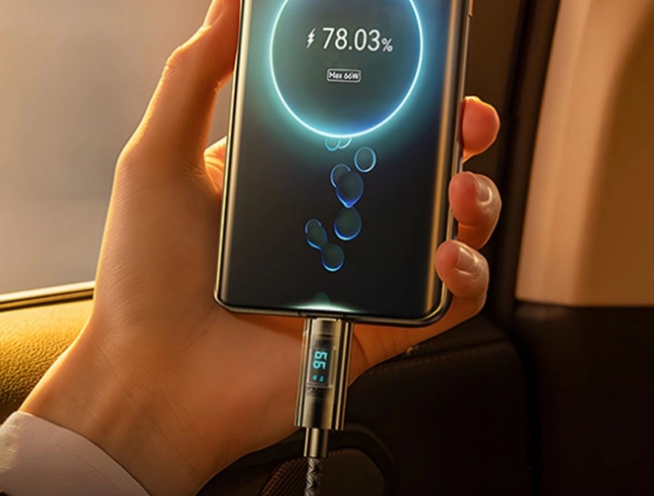 Củ sạc nhanh đen