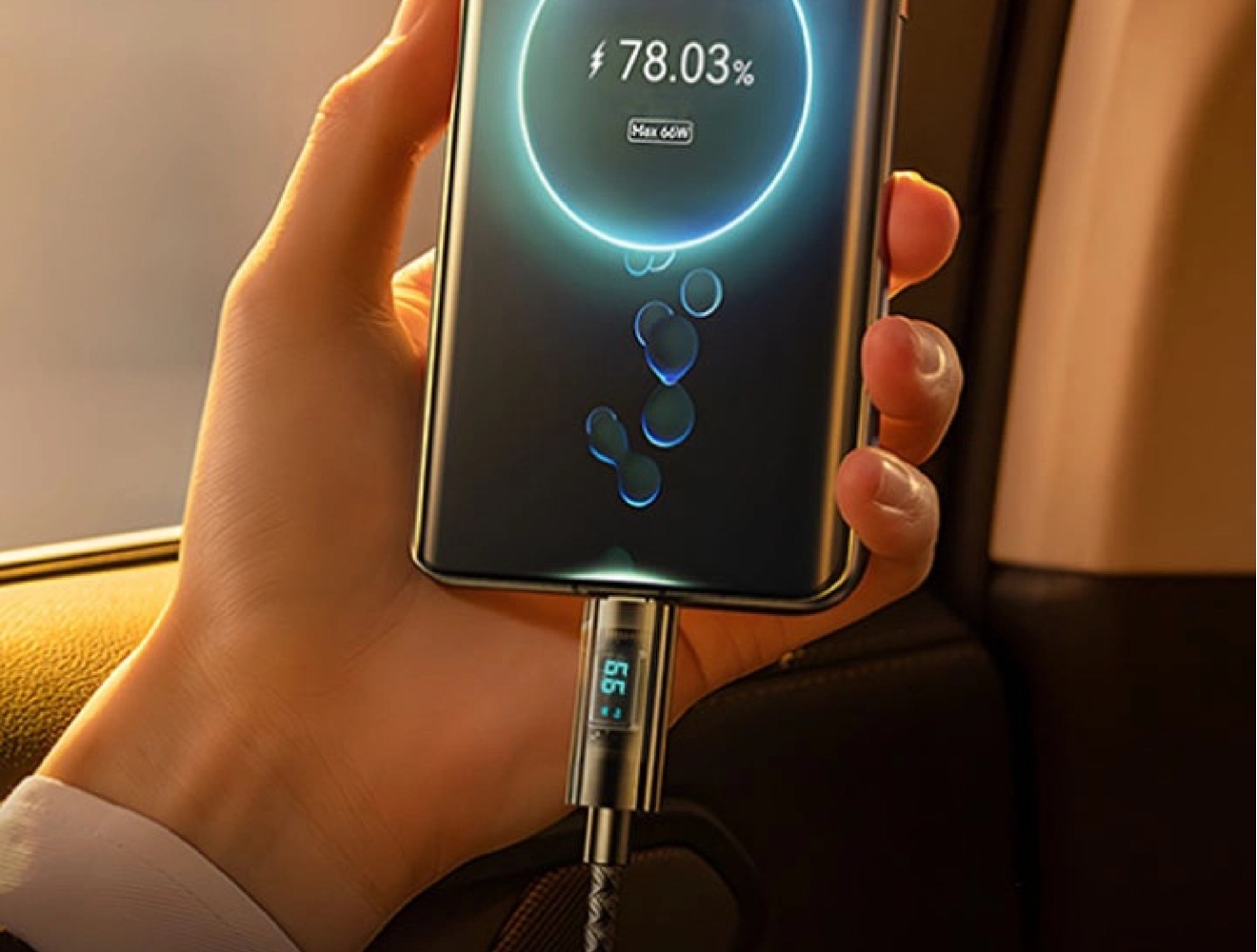 Củ sạc nhanh đen