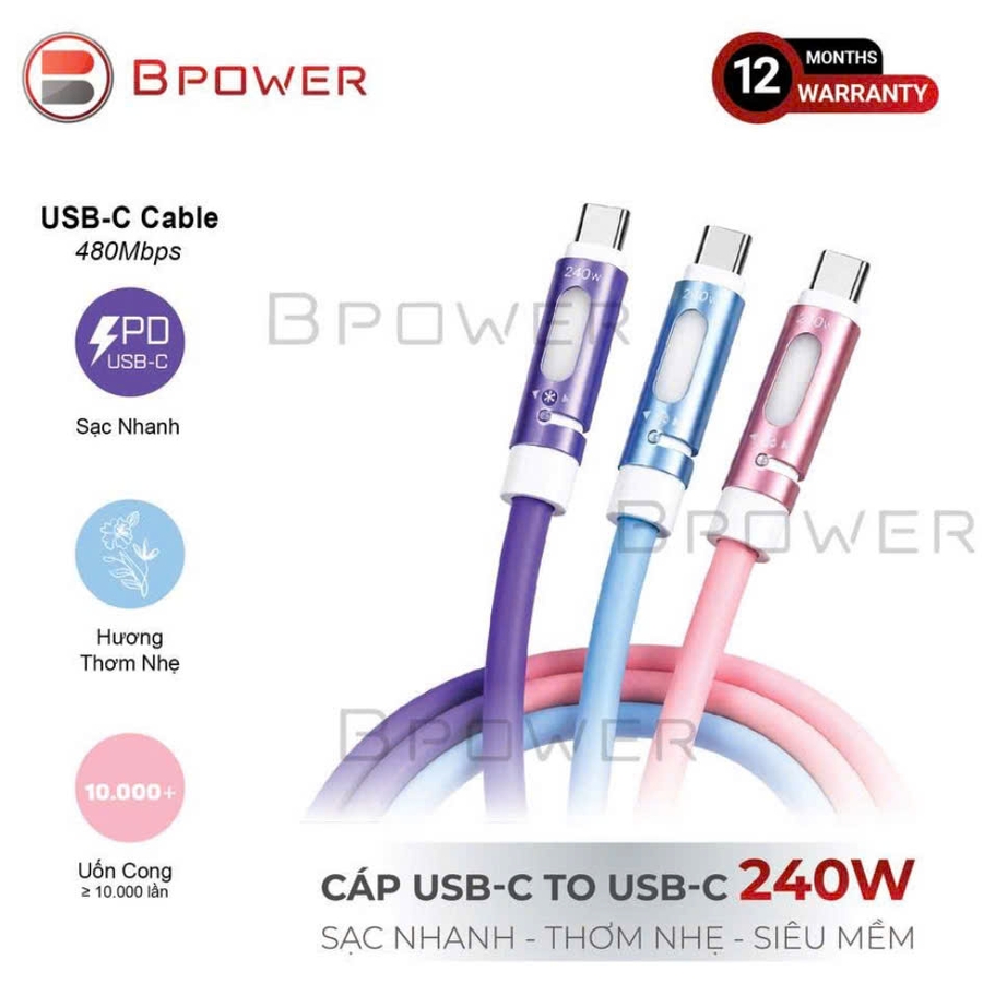 Cáp Silicon nước hoa