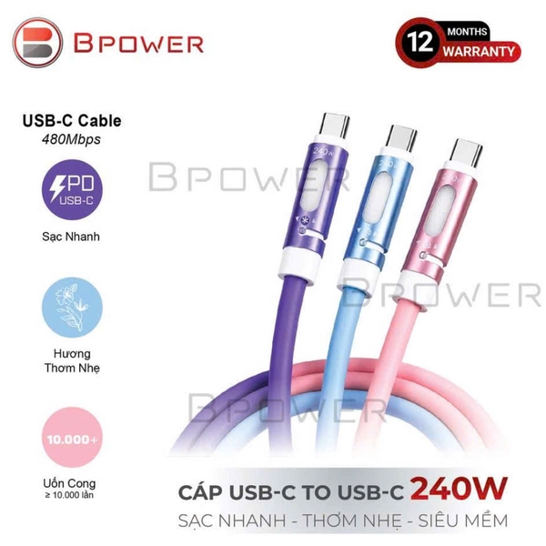 Cáp Silicon nước hoa