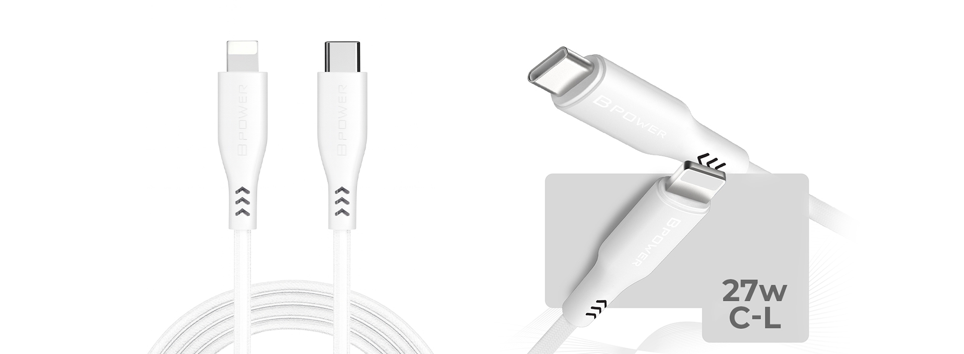 Cáp sạc dữ liệu Type C to Lining PD27W bọc dù