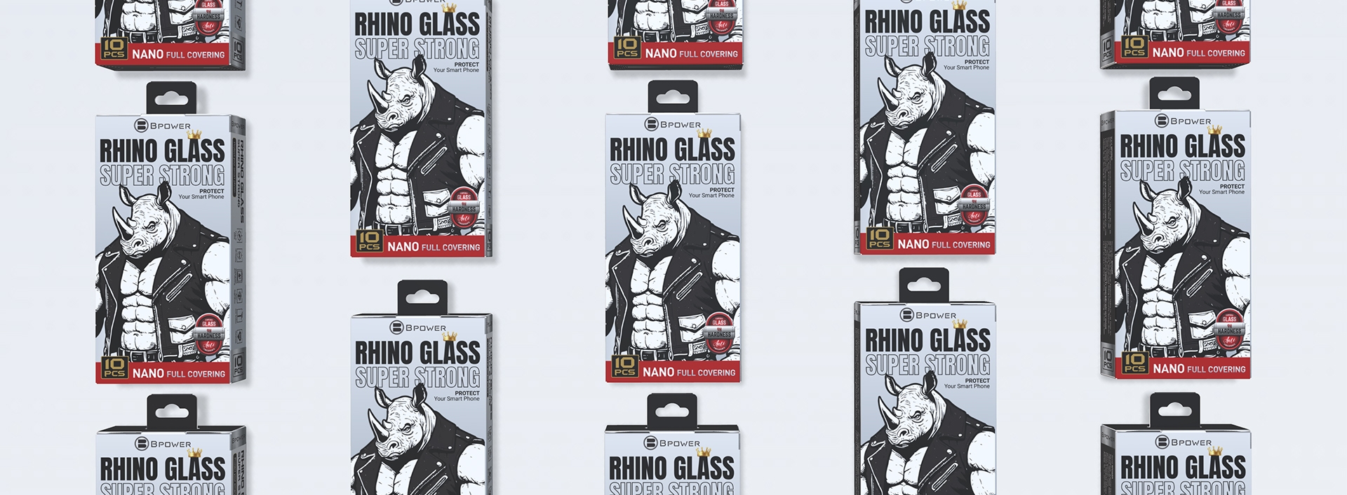 Kính cường lực Bpower Rhino Glass